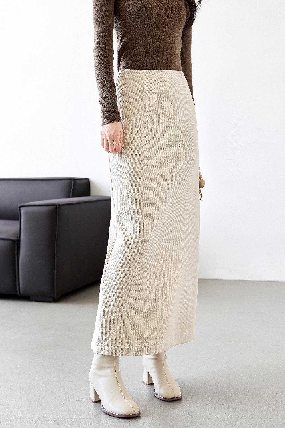 Plush Warm Knitted Skirt-VIMLYSTORE