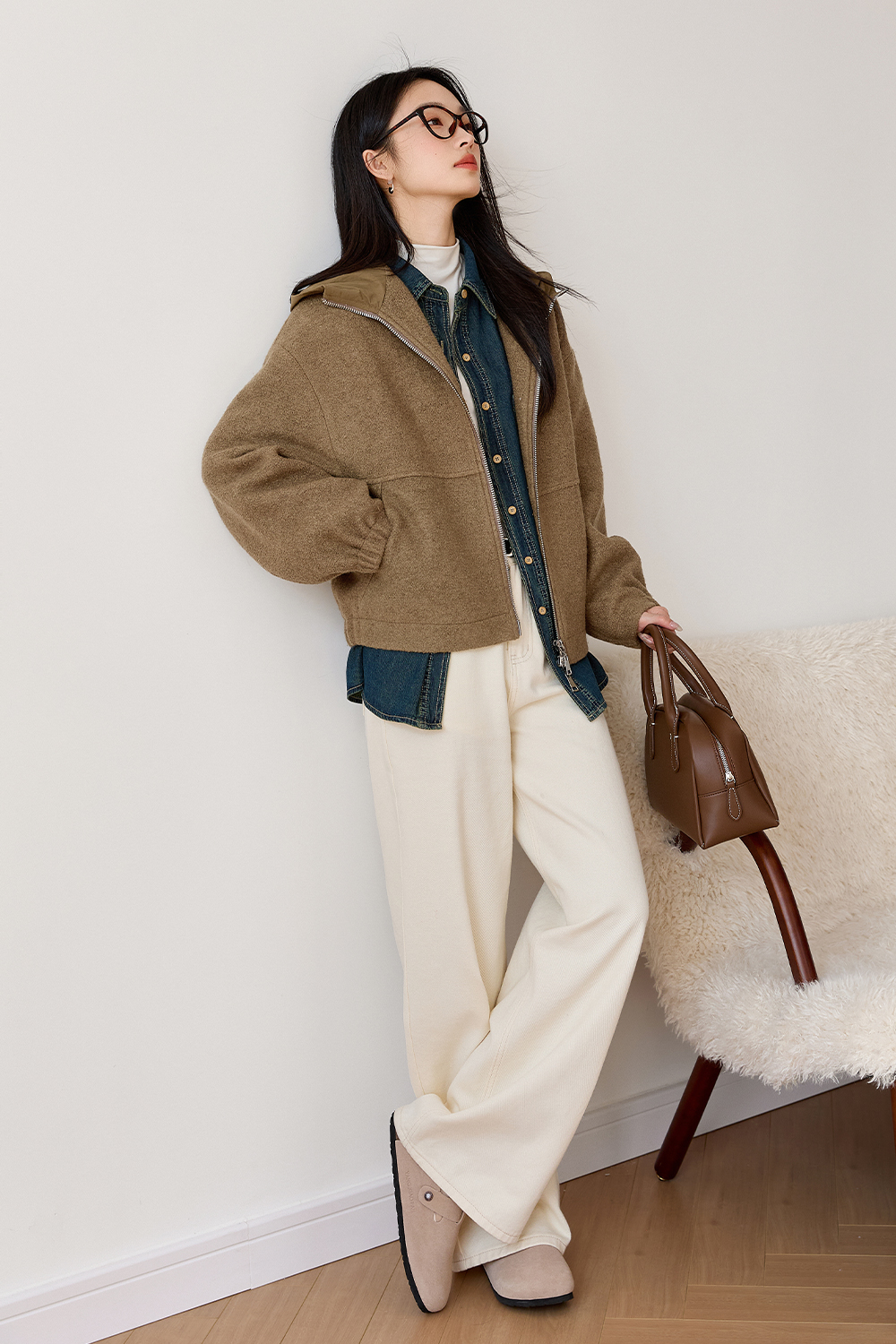 Quilted Thickened Short Jacket-VIMLYSTORE