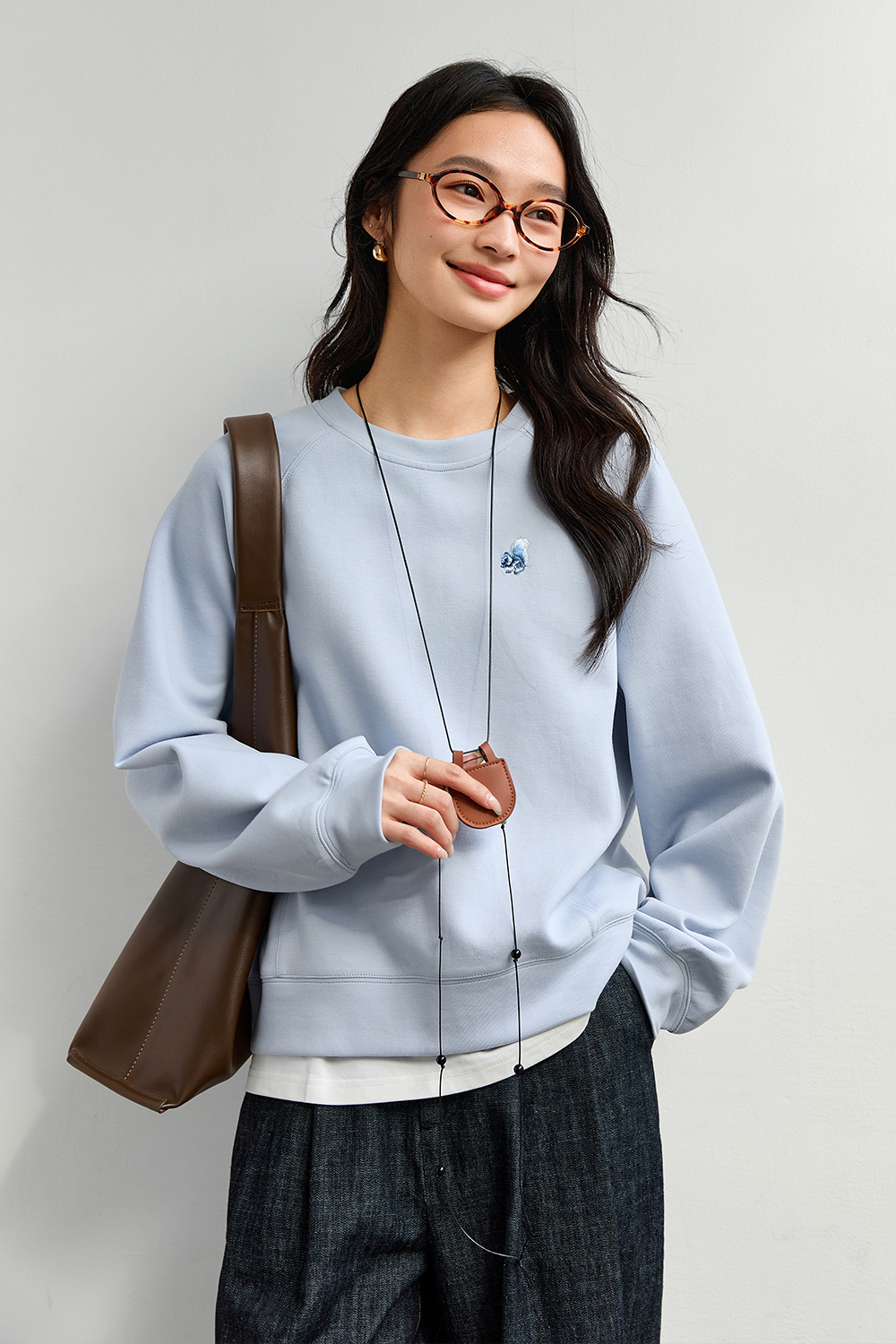 Breathable Texture Sweatshirt-VIMLYSTORE