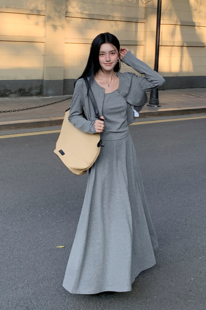 Casual Lazy Style Three-Piece Suit