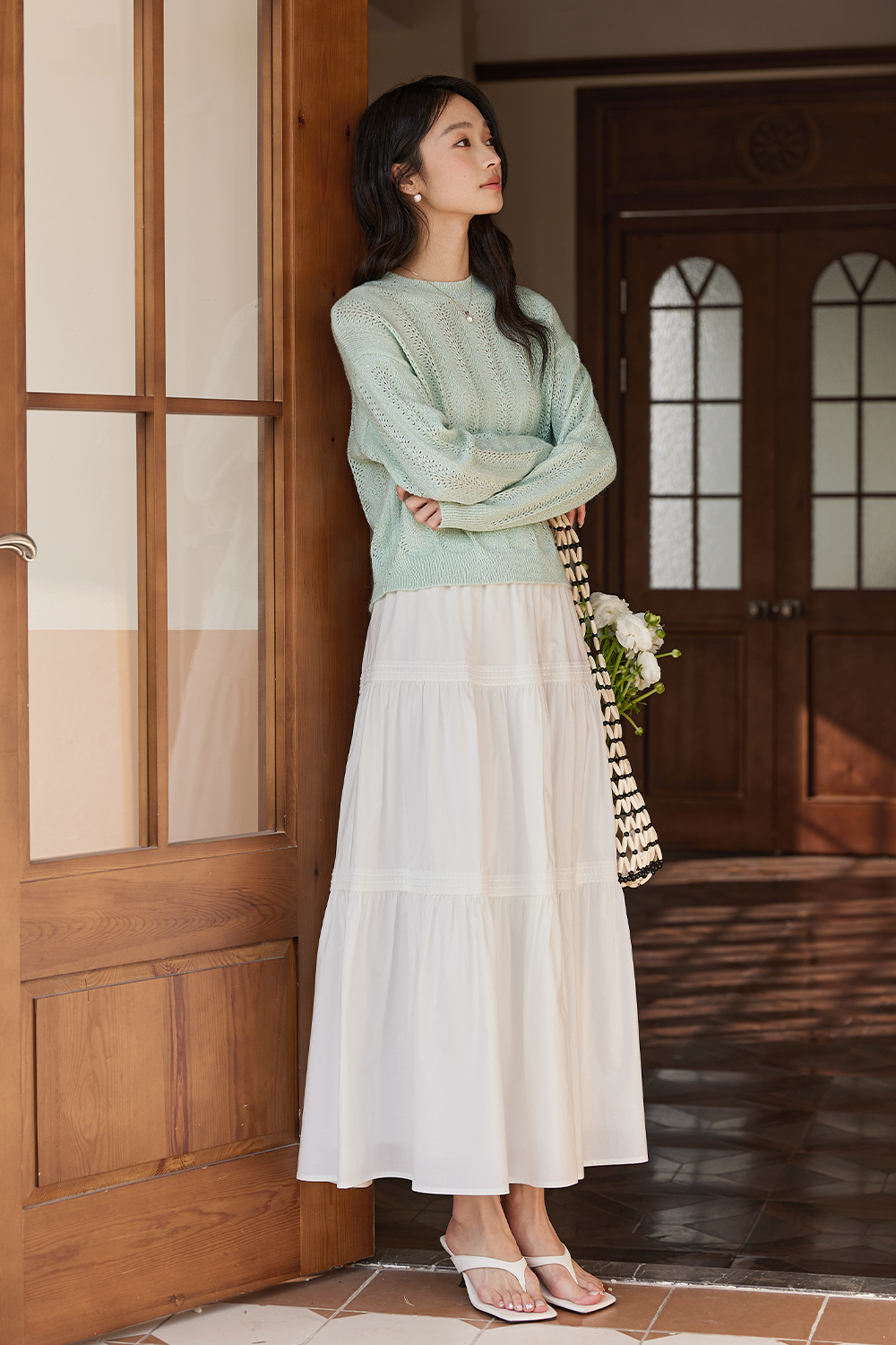 Small Hollow-out Knitwear-VIMLYSTORE