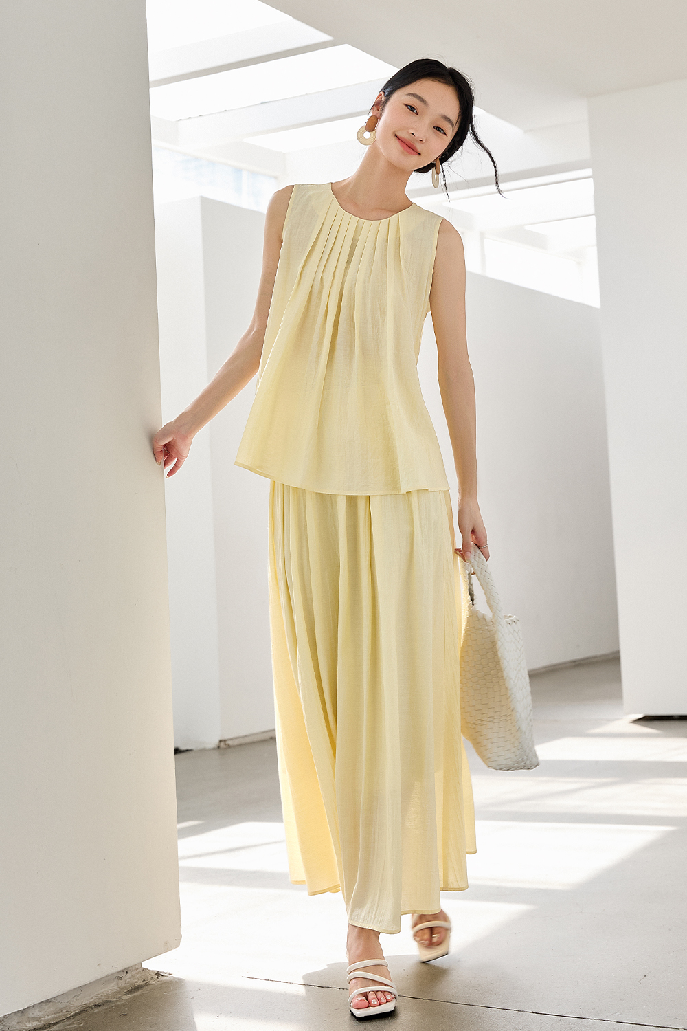 Simple Drape Casual Suit-VIMLYSTORE