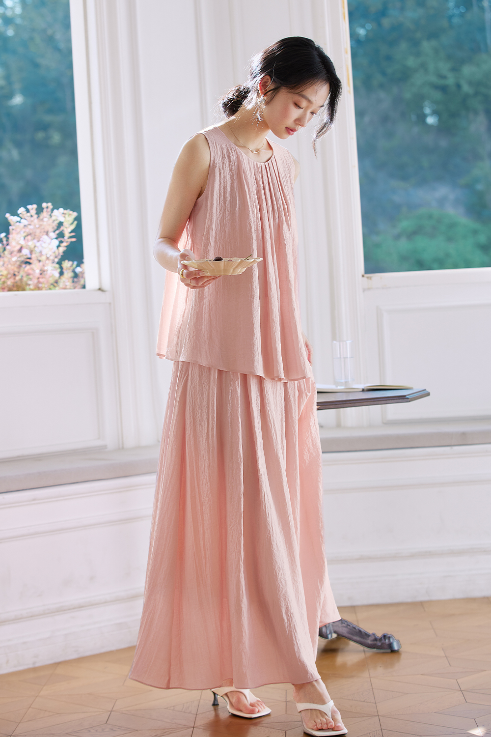 Simple Drape Casual Suit-VIMLYSTORE