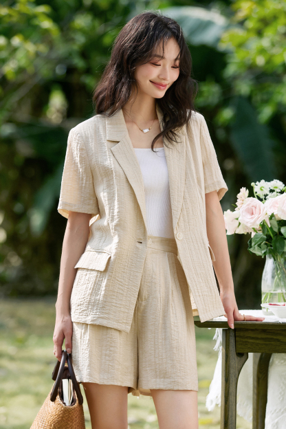 Summer Simple Casual Suit