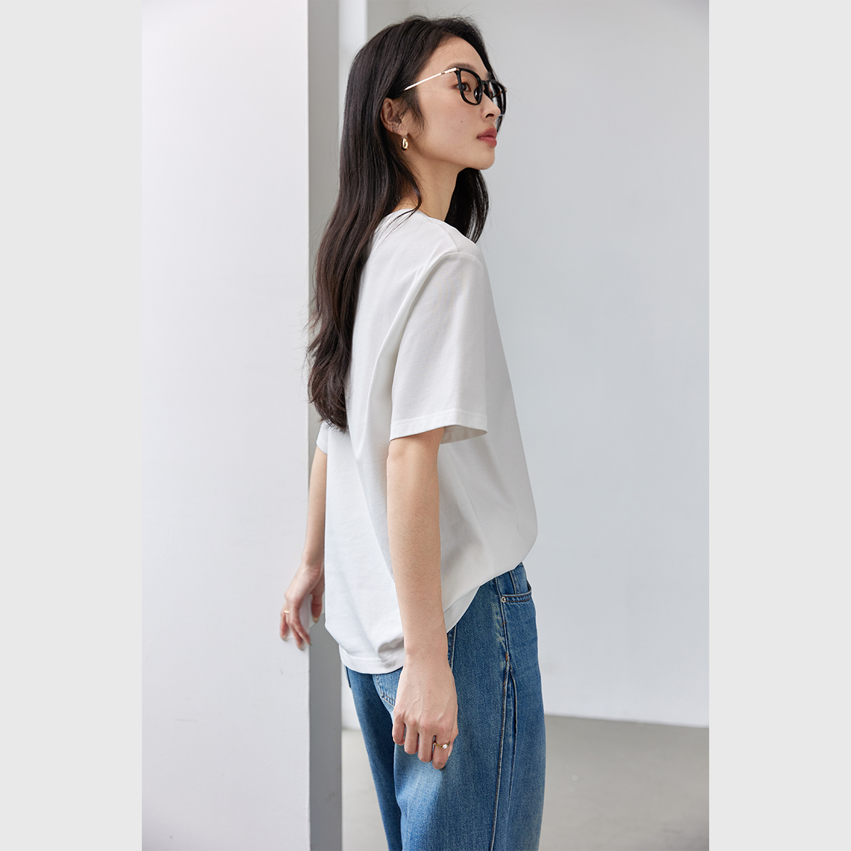 Pure Cotton Time Print T-Shirt