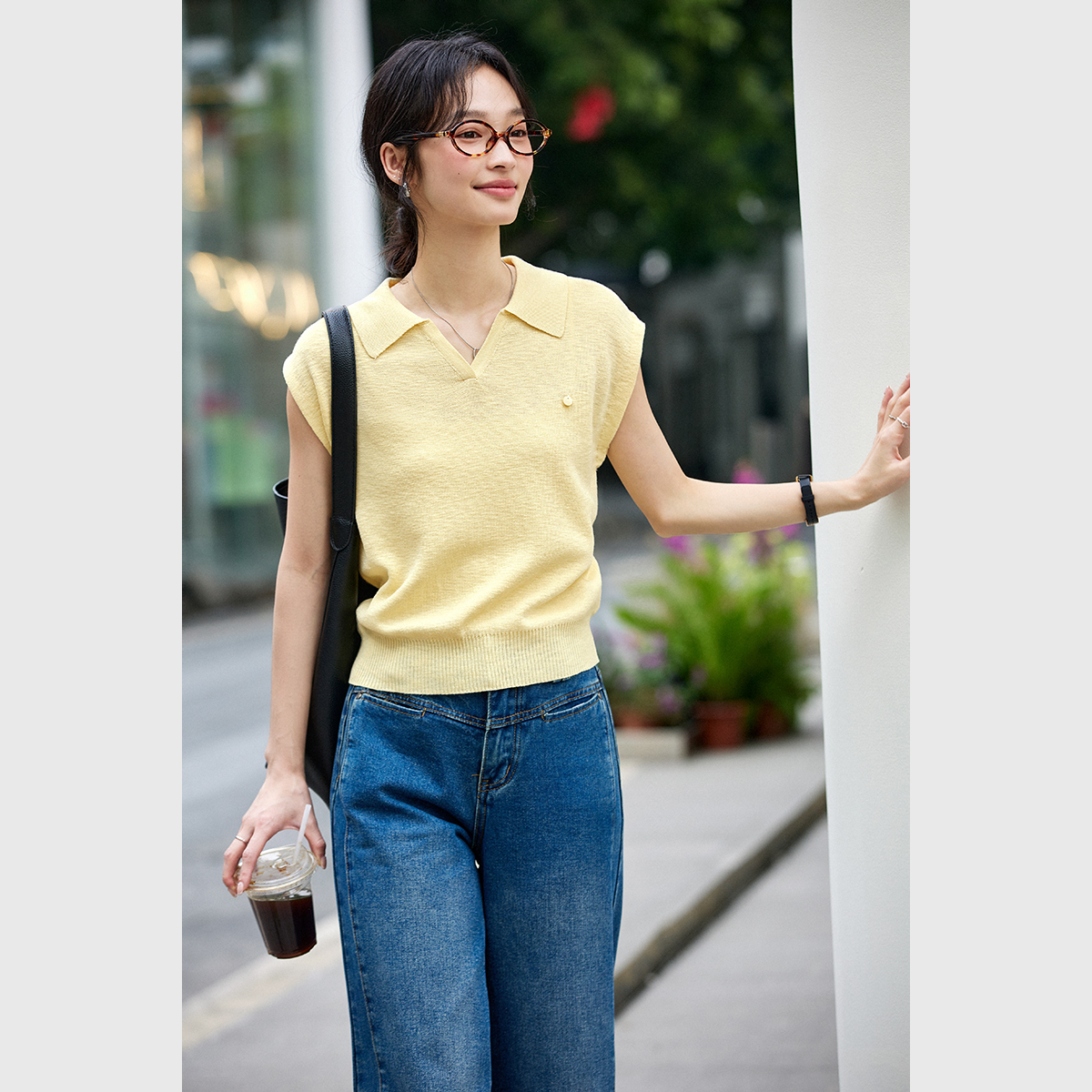 Casual Sleeveless Sweater