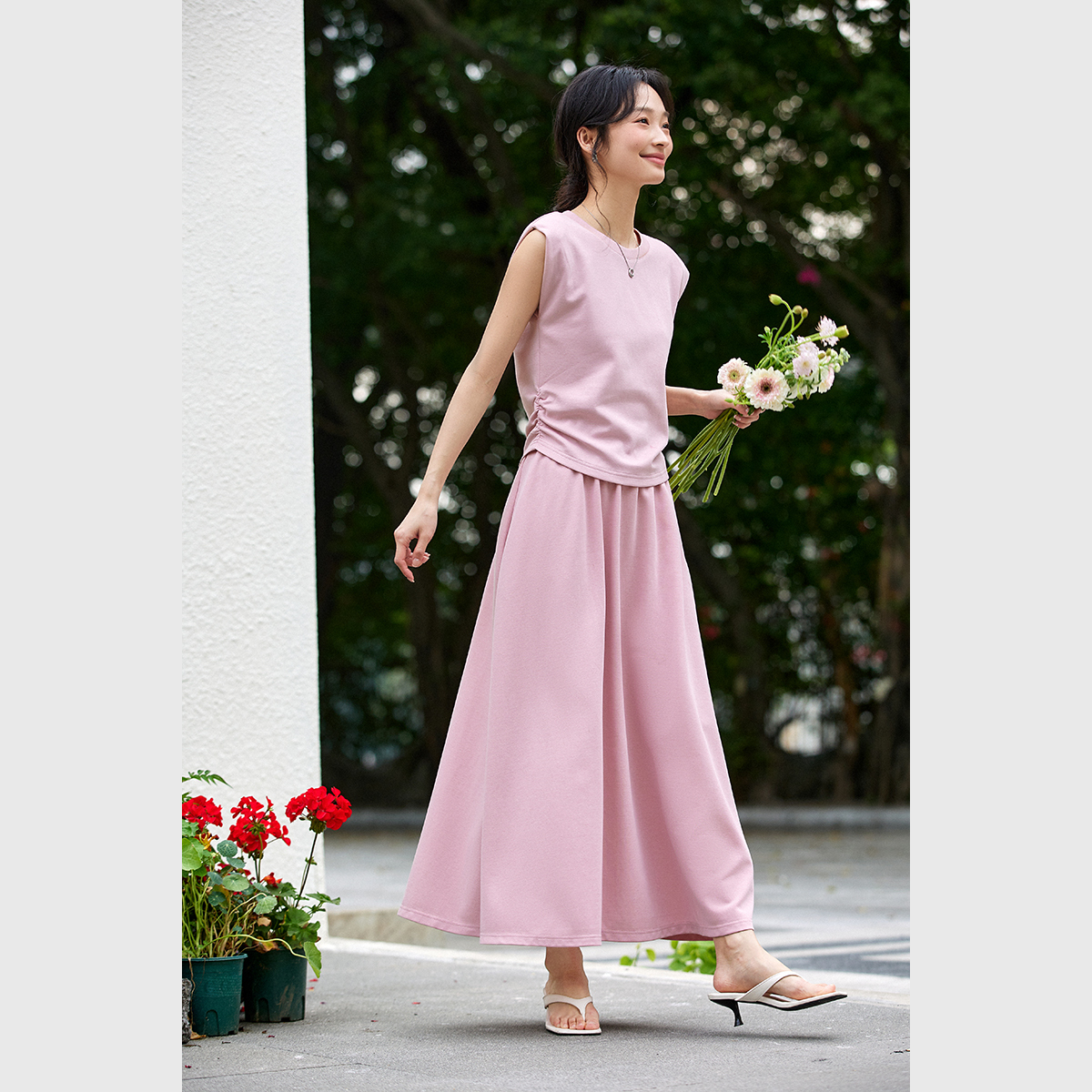 Cotton Loose Casual Suit