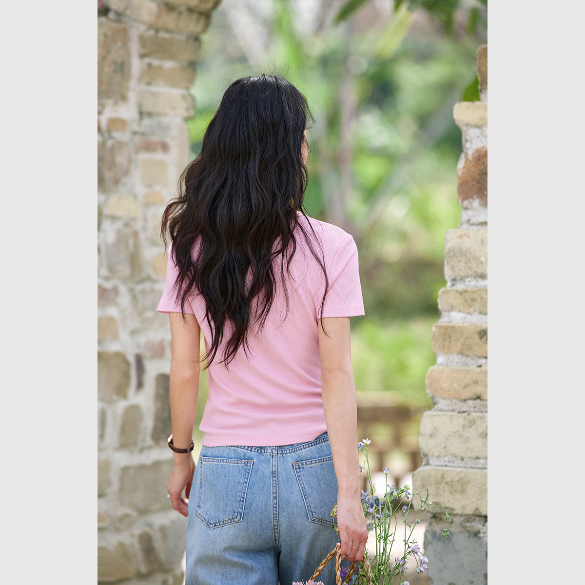 Fashion Casual Straight T-Shirt