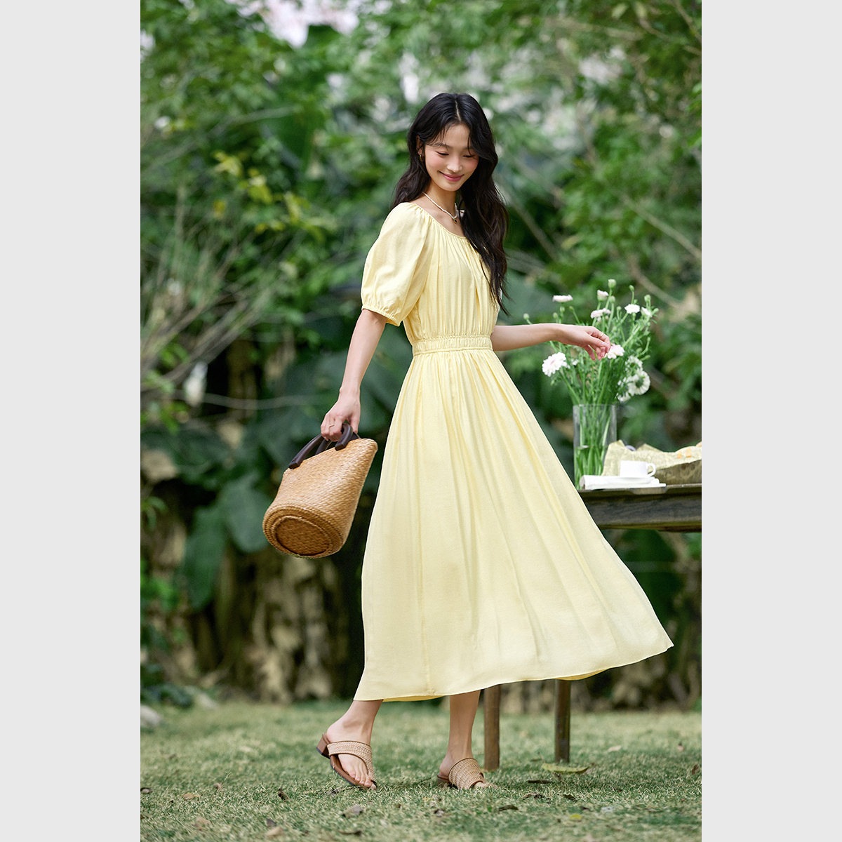 Elegant Garden Dress