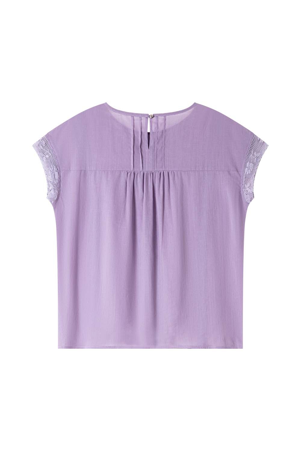 Cotton And Linen Blend Loose Shirt
