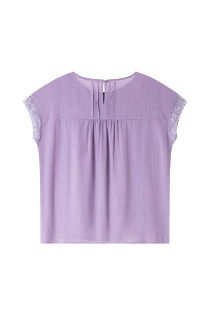 Cotton And Linen Blend Loose Shirt