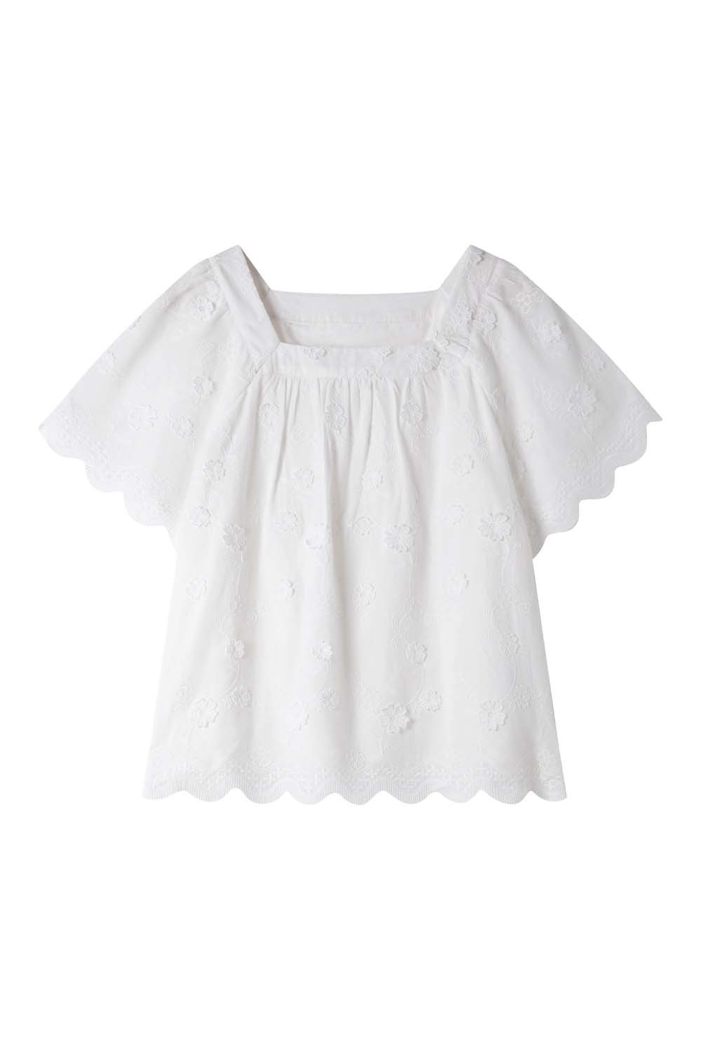 100% Cotton 3D Flower Shirt