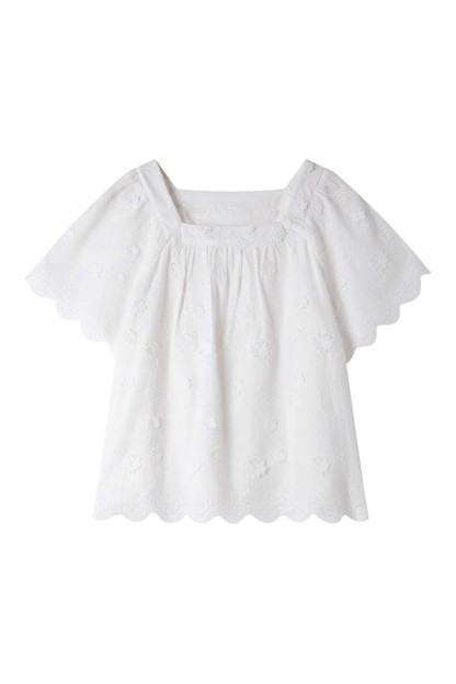 100% Cotton 3D Flower Shirt