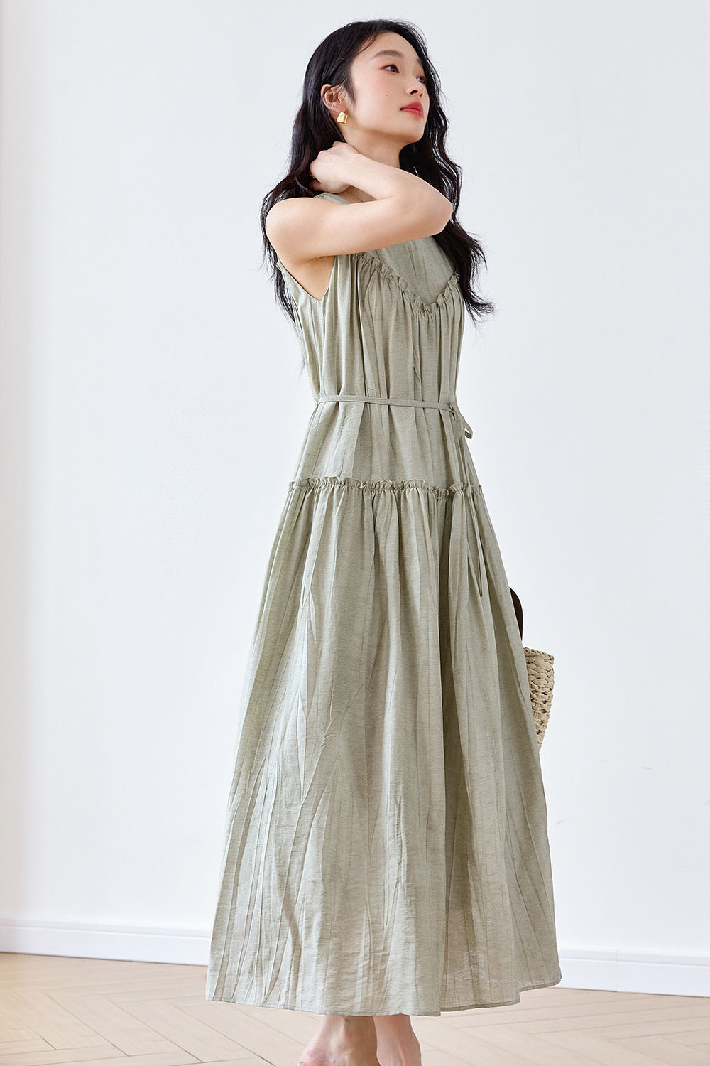 Ruffled Vintage Dress
