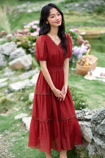Lyosel V-Neck Dress