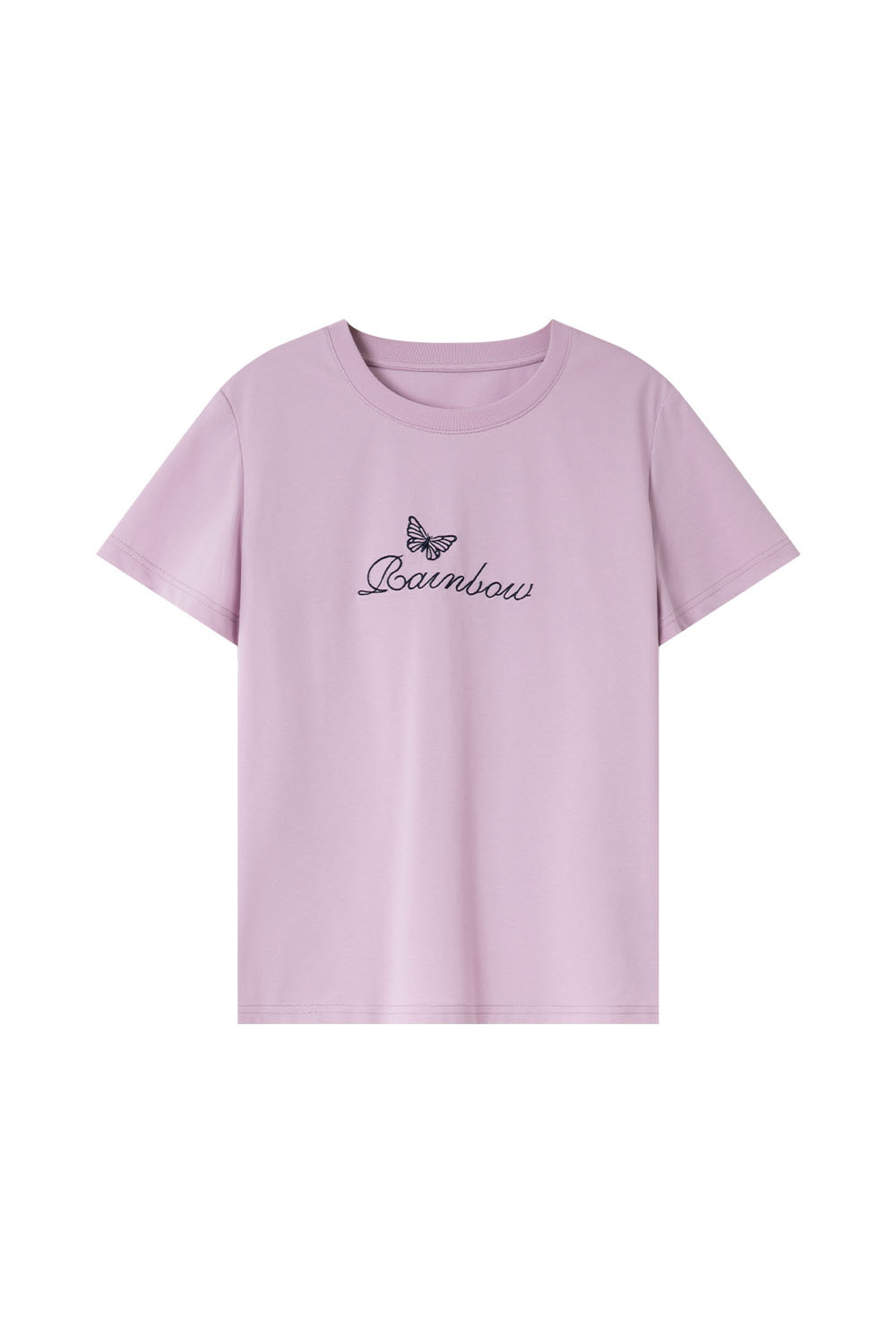 Exquisite Butterfly Embroidered T-Shirt