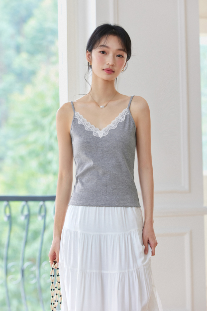 V-Neck Lace Camisole