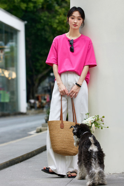 Solid Color Loose T-Shirt