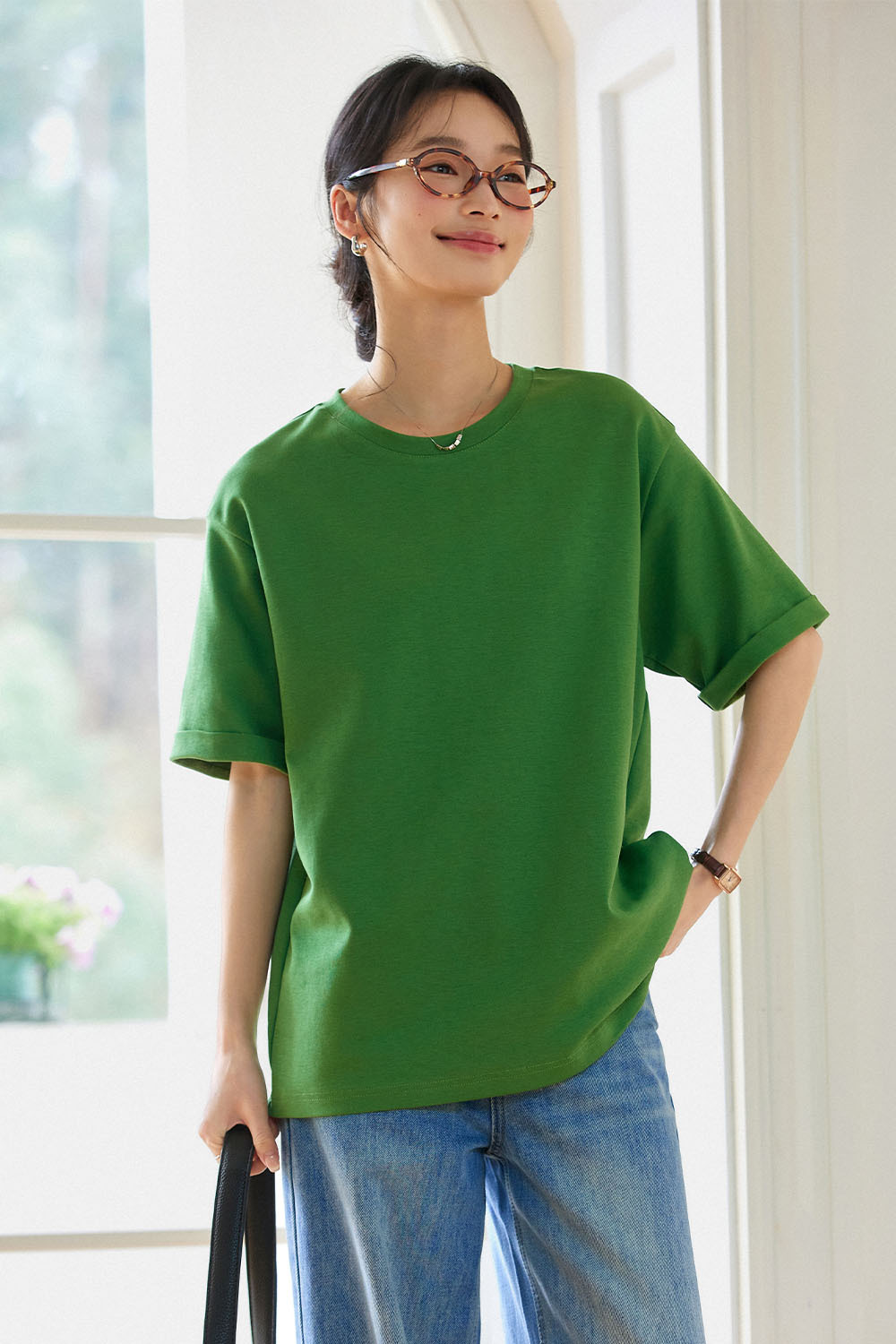 Solid Color Loose T-Shirt