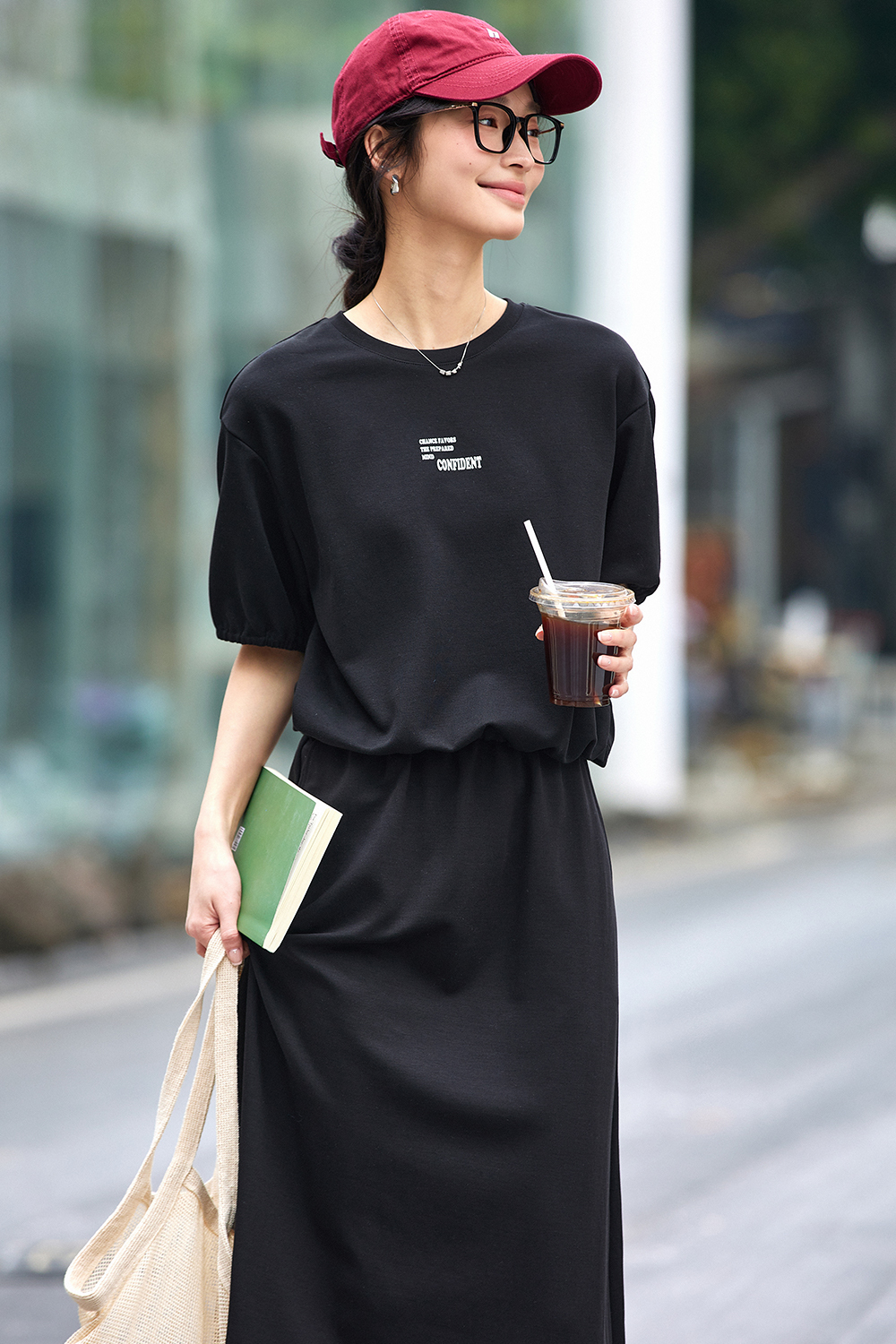 Casual Printed Knit Suit