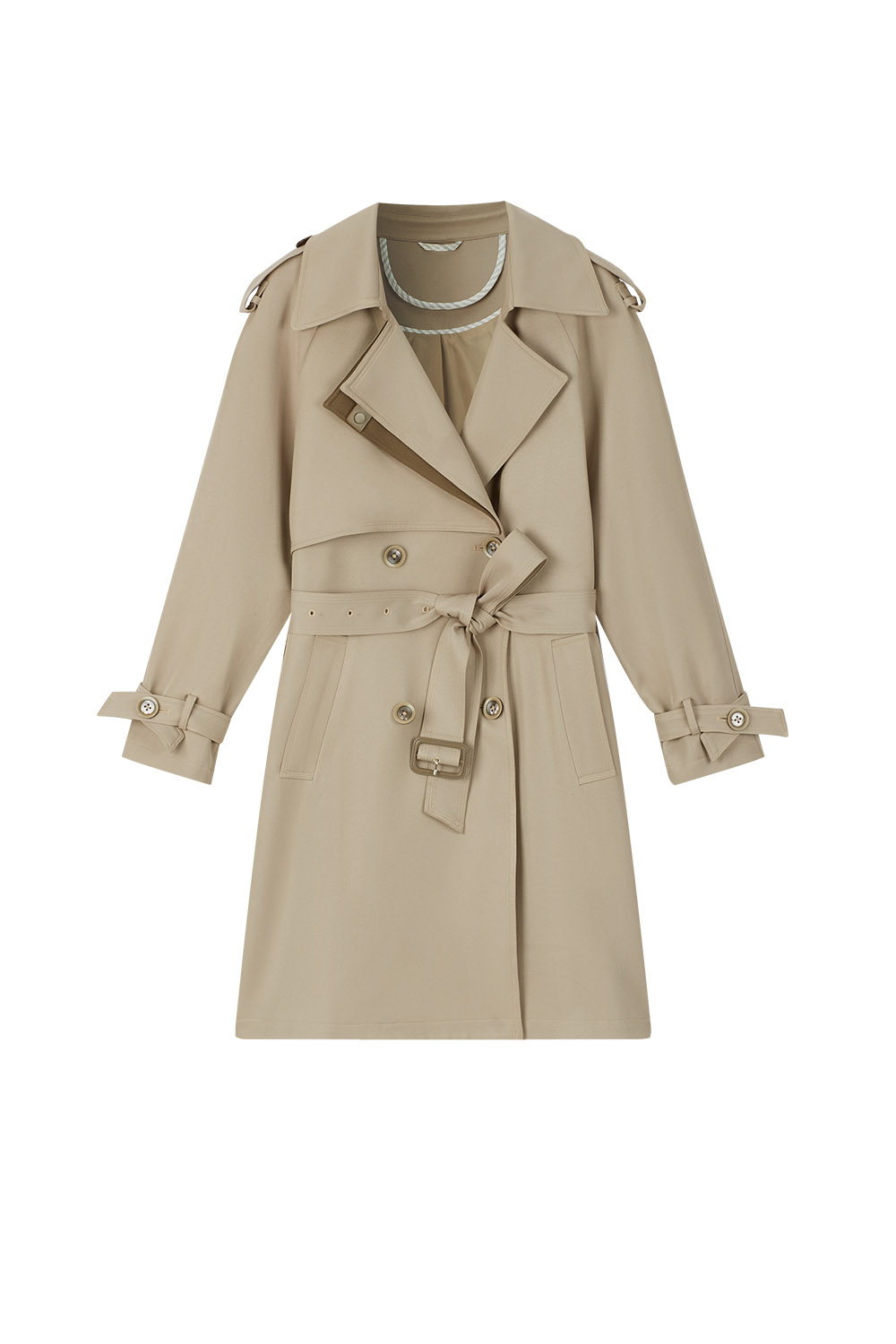 Mid-Length Trench Coat