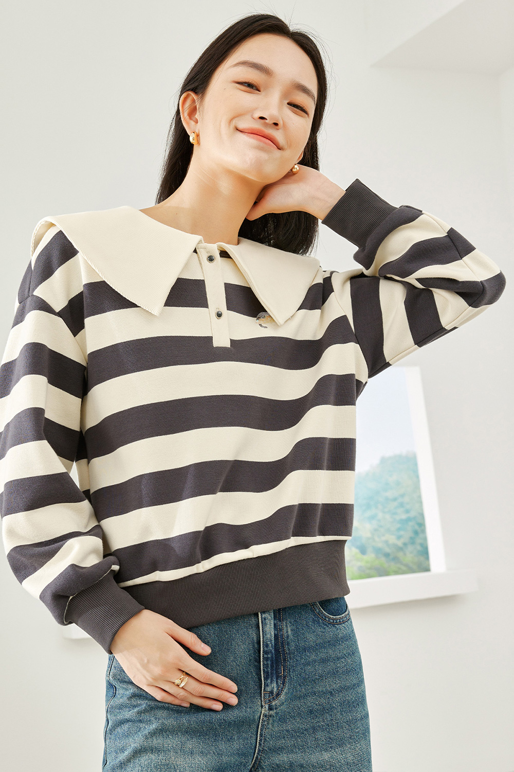 Age-Defying Knit Sweater-VIMLYSTORE