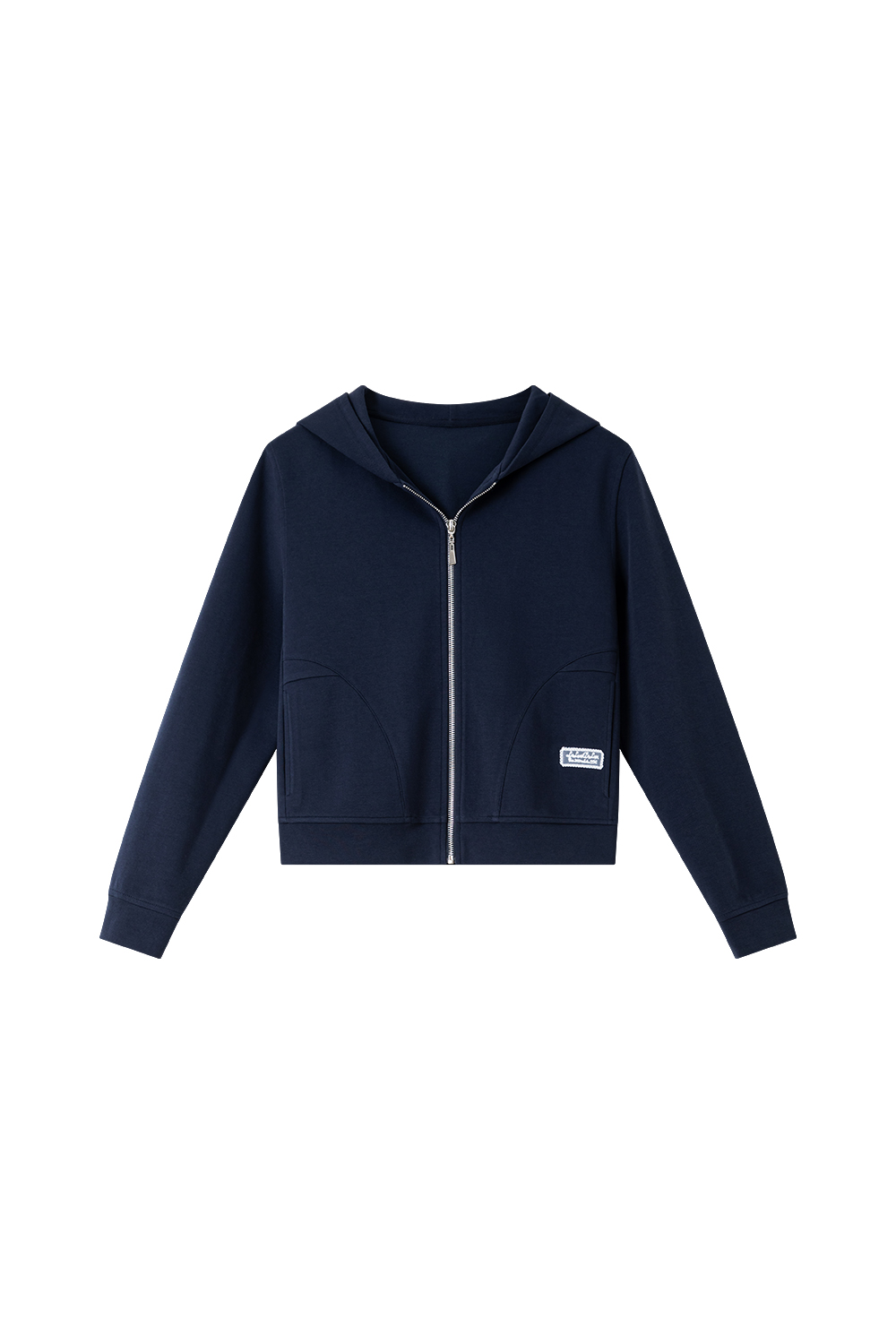 Zip-Front Hooded Cardigan Jacket-VIMLYSTORE