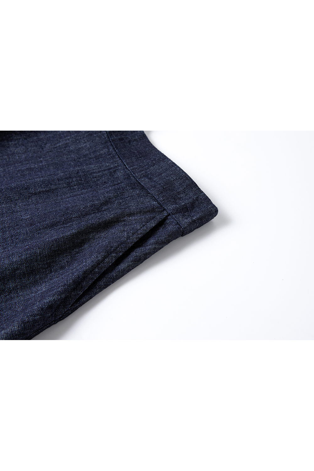 Office-Chic Denim Shacket & A-Line Skirt Set-VIMLYSTORE