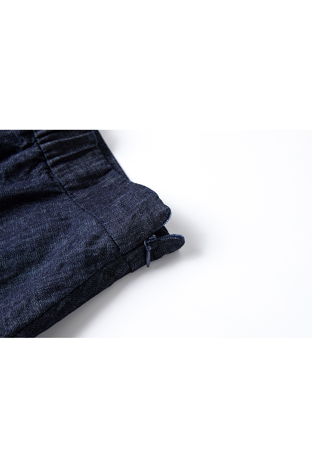 Office-Chic Denim Shacket & A-Line Skirt Set-VIMLYSTORE