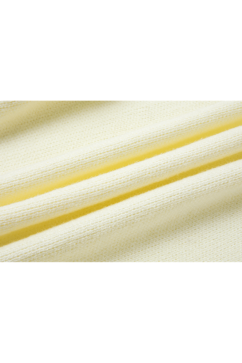 Apricot Lazy-Style Color-Block V-Neck Sweater Jacket