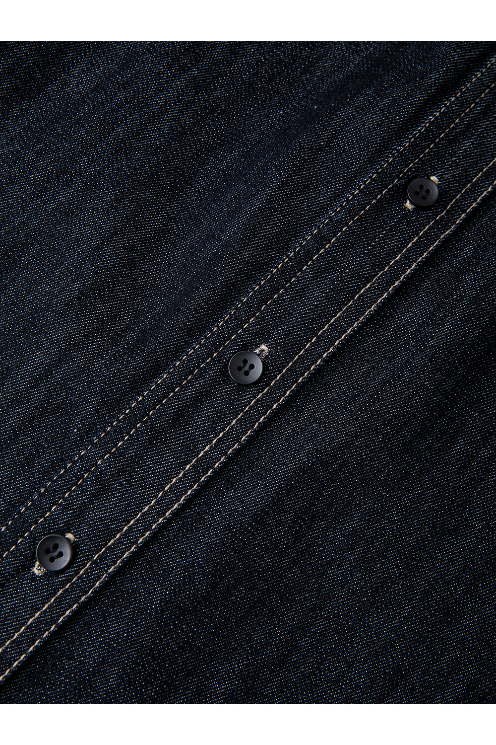 Denim Shirt Dress with Contrast Topstitching-VIMLYSTORE