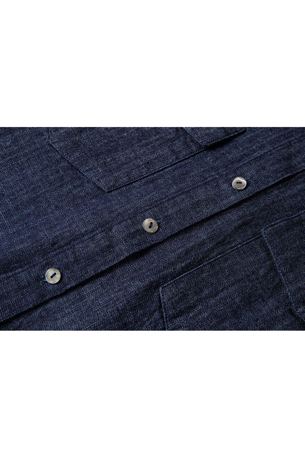 Office-Chic Denim Shacket & A-Line Skirt Set-VIMLYSTORE