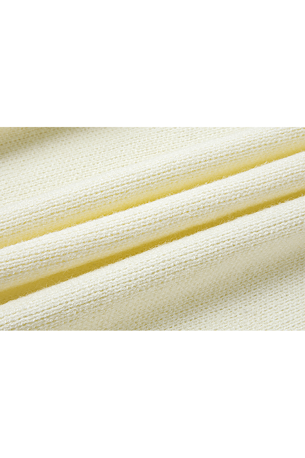 Apricot Lazy-Style Color-Block V-Neck Sweater Jacket