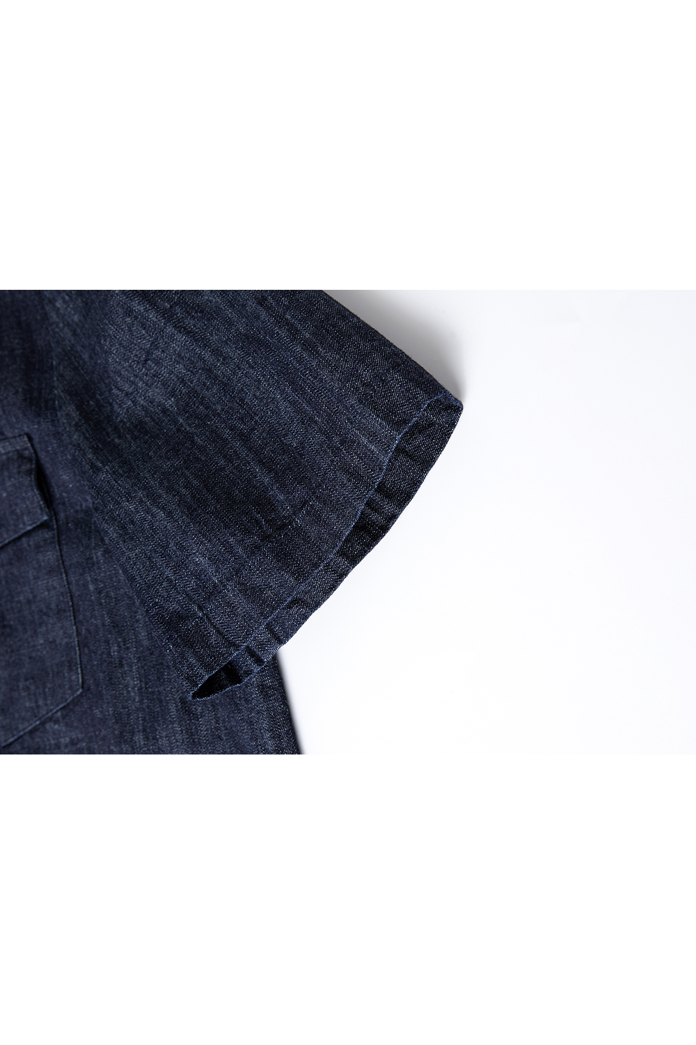 Office-Chic Denim Shacket & A-Line Skirt Set-VIMLYSTORE