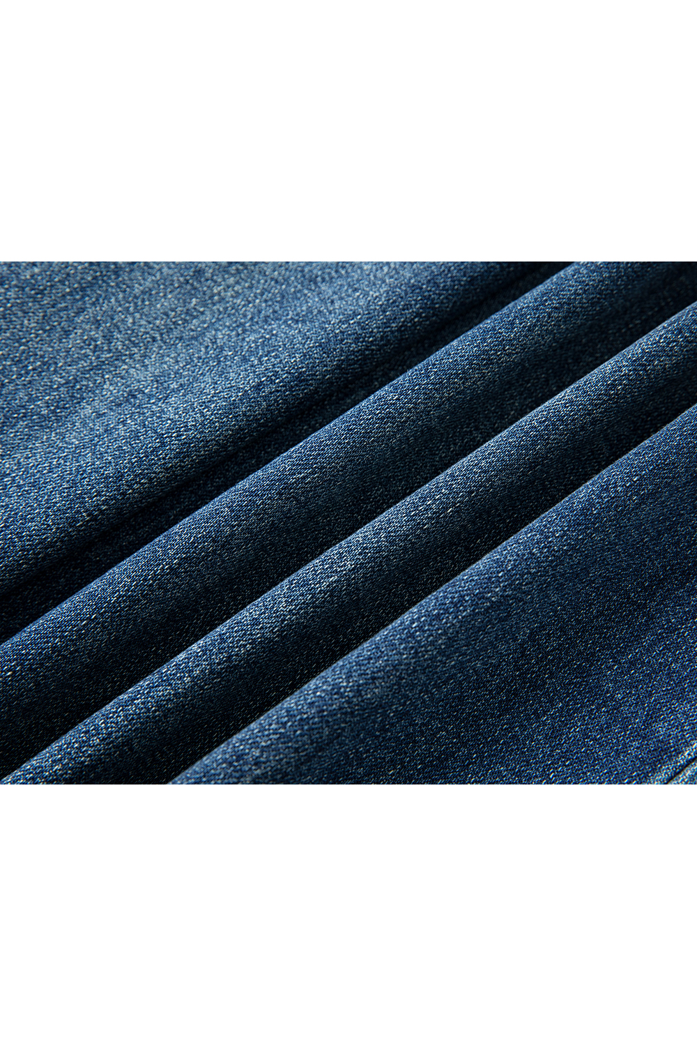 Retro denim blue slim jeans-VIMLYSTORE
