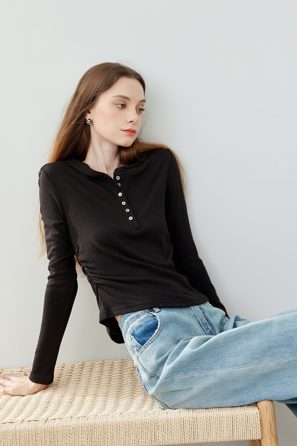 Versatile Slim-Fit Hooded T-Shirt