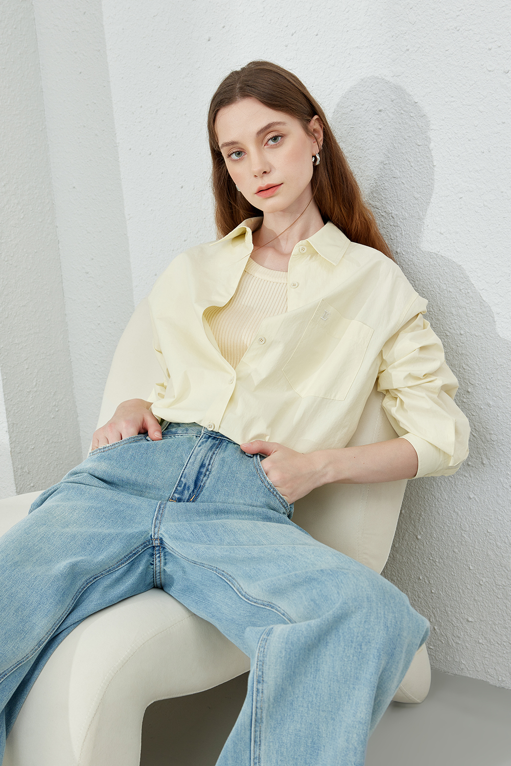 Pure Cotton Fresh Style Shirt