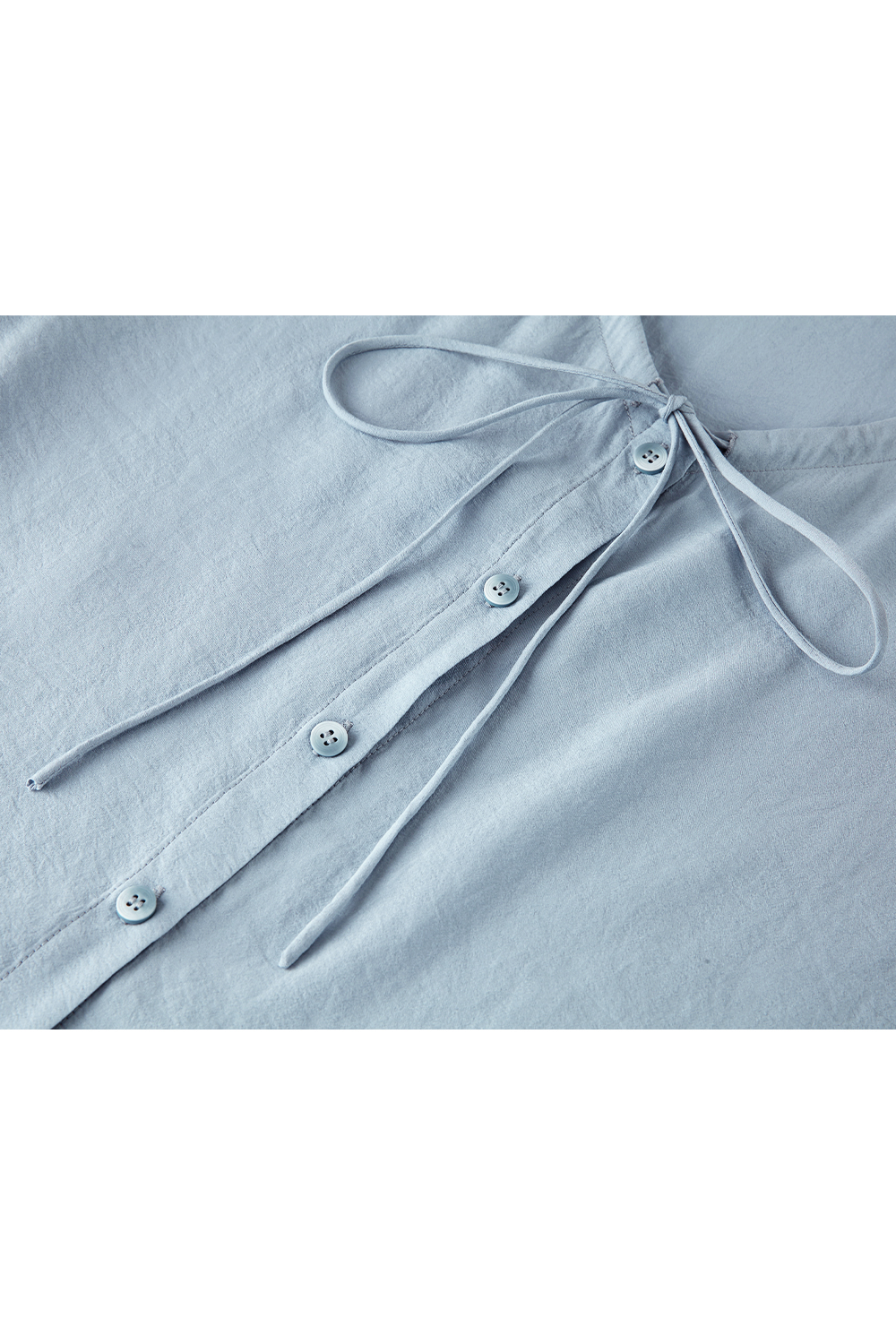 Tie-Neck Chiffon Shirt