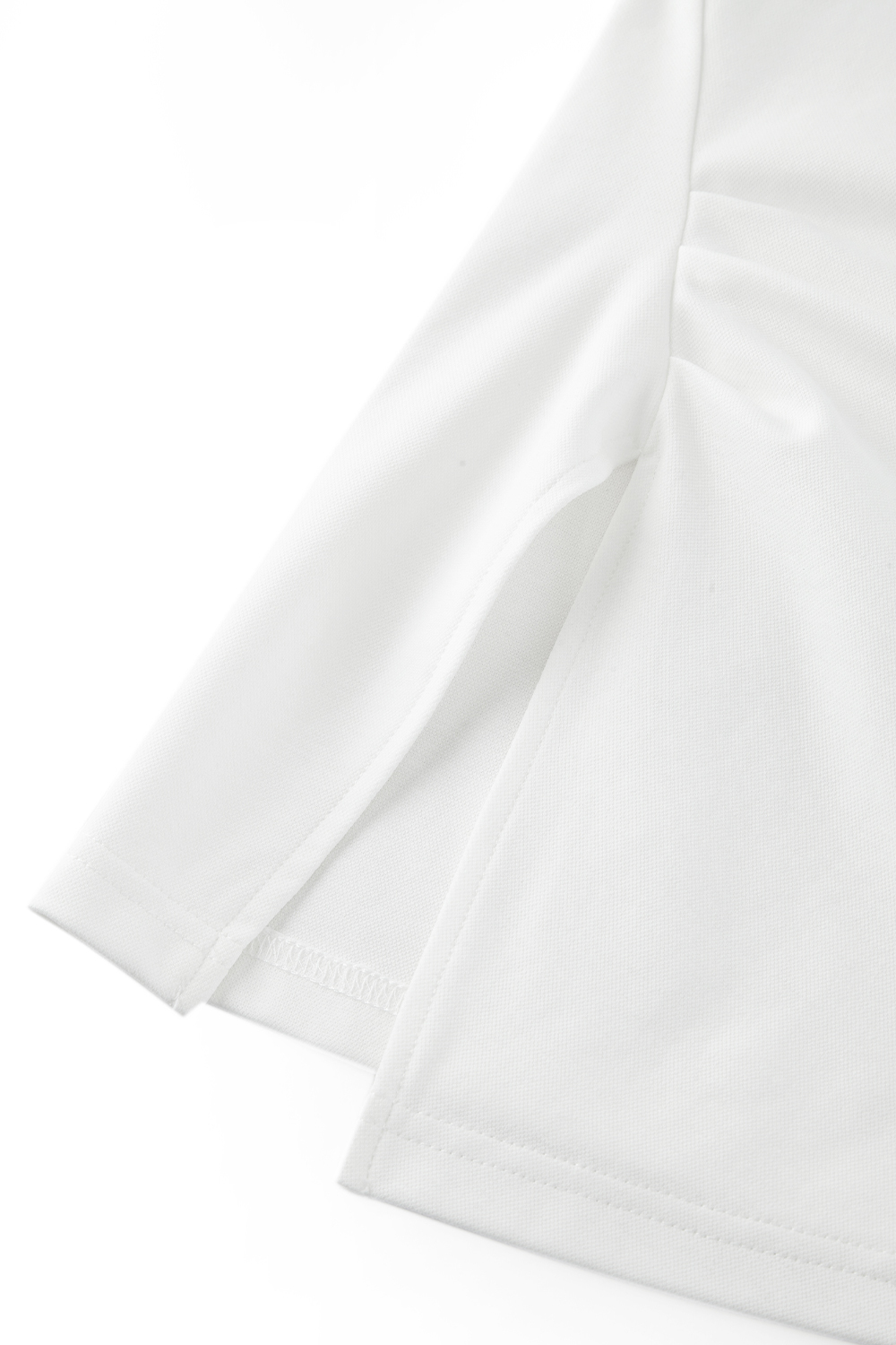 Waist Cinched Split Hem T-Shirt