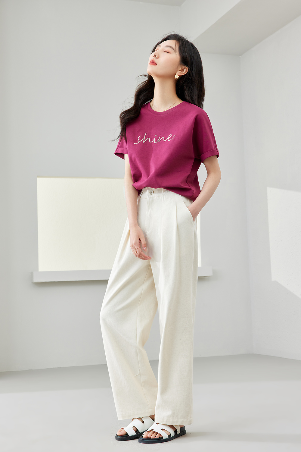 Simple Letter T-Shirt