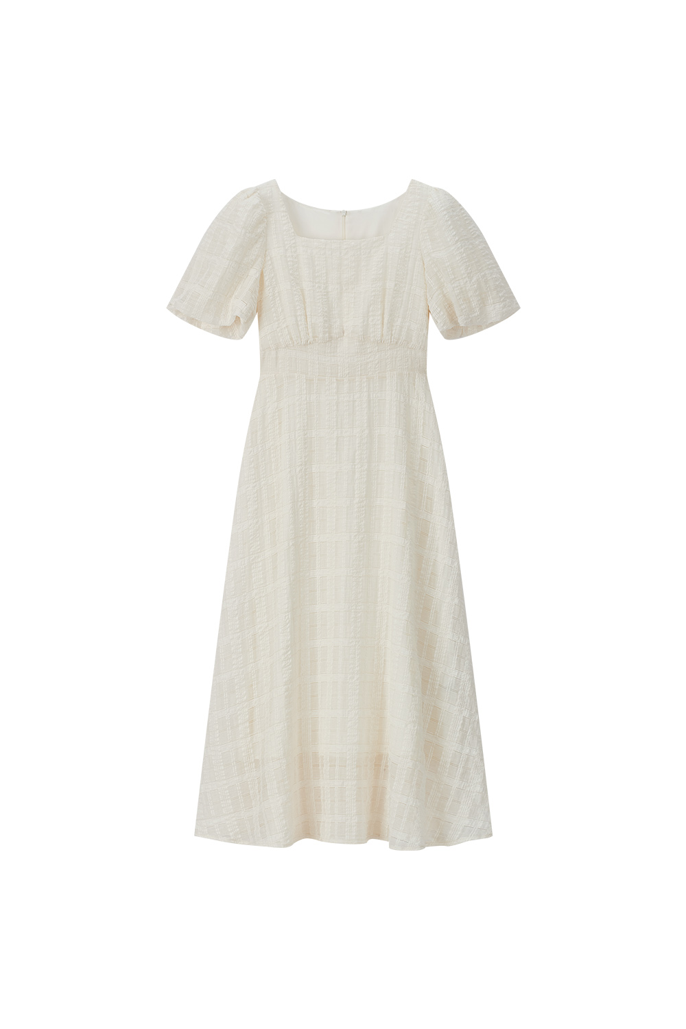 Hidden Plaid A-Line Skirt
