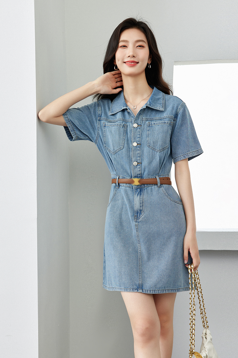Shirt Denim Dress