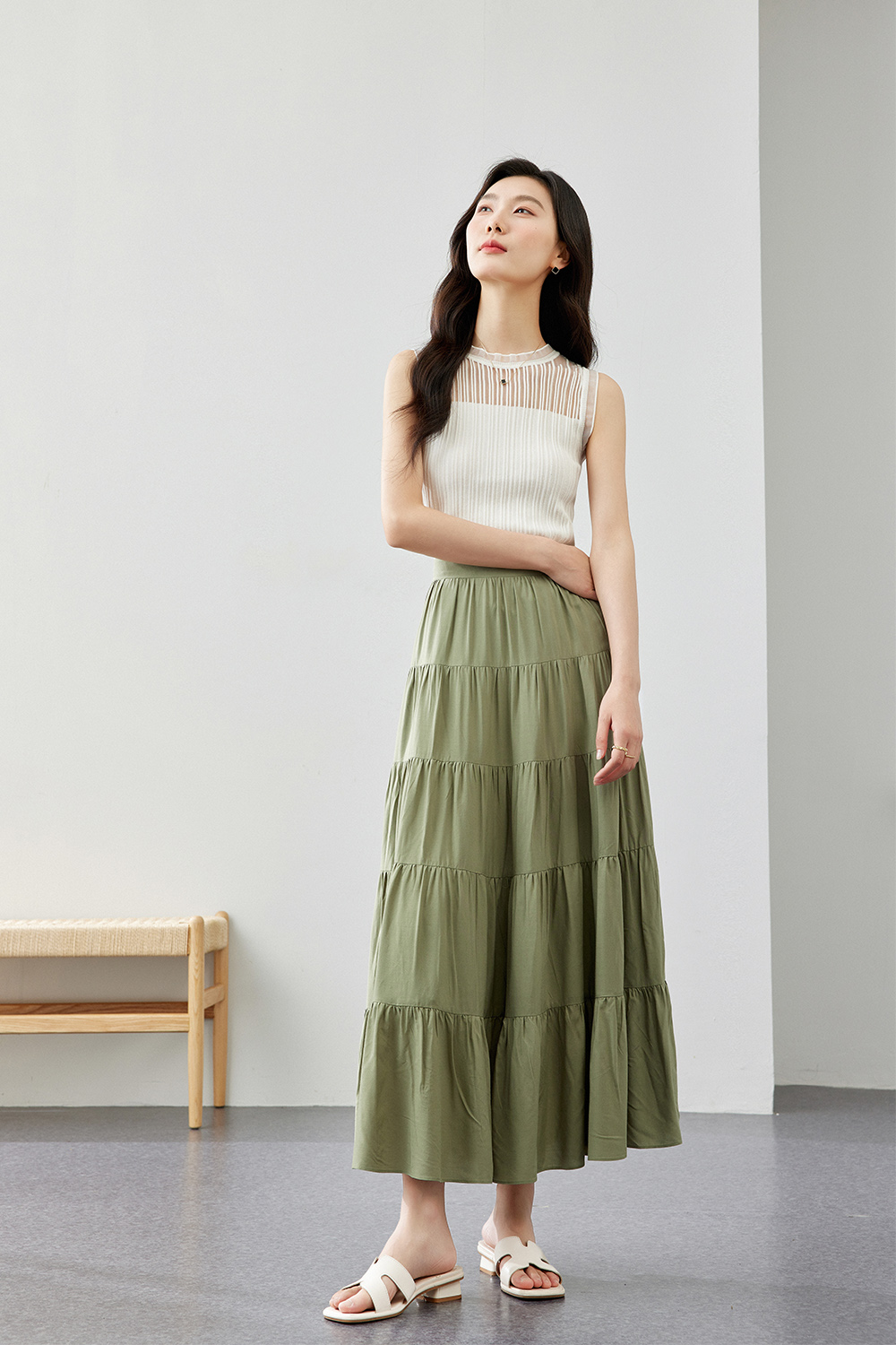 Loose A-Line Cake Skirt