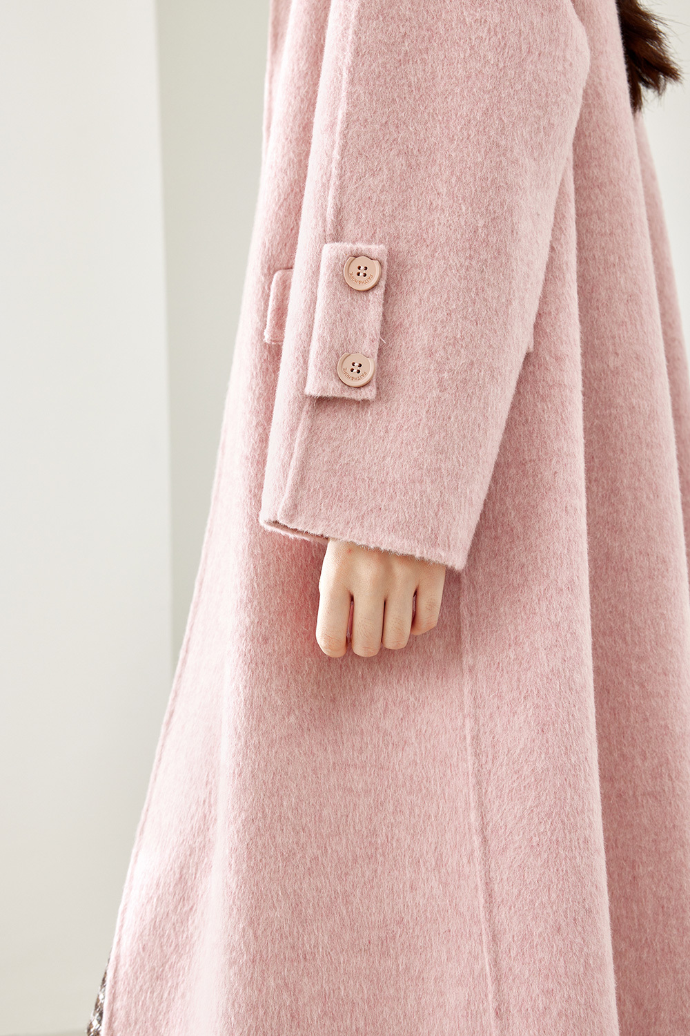 Minimalist Style Wool Coat