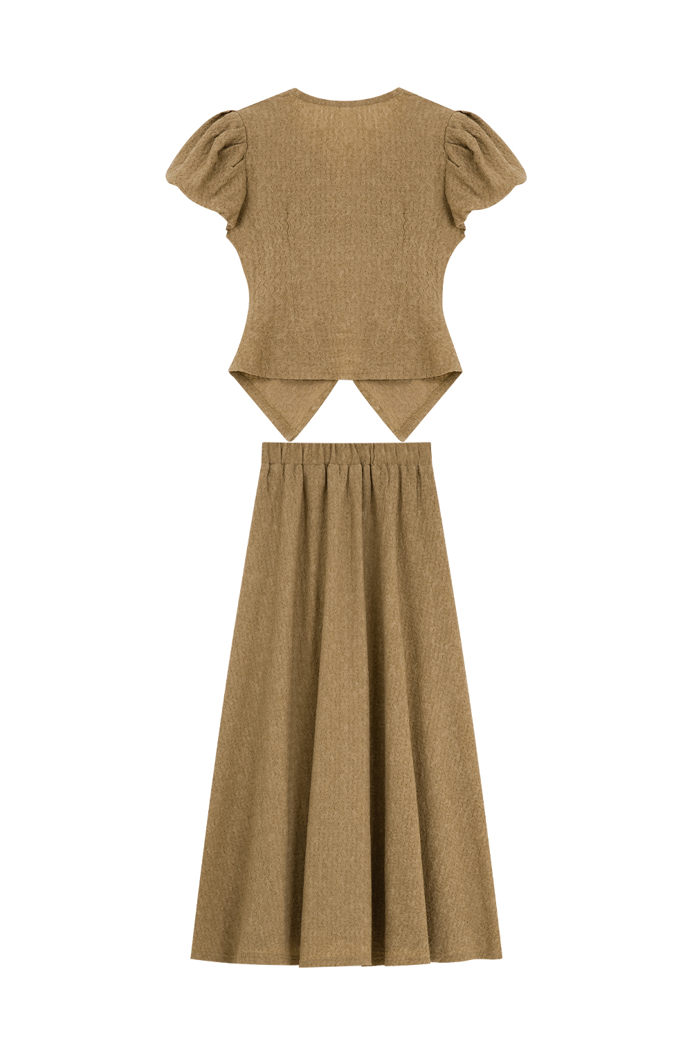 French Puff Sleeve Temperament Suit