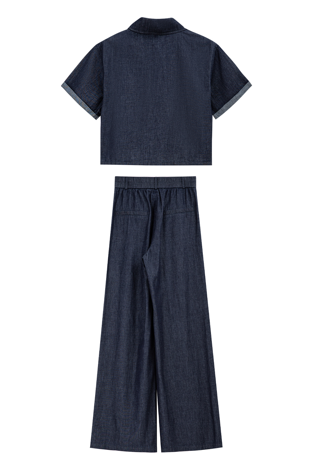 Pure Cotton Woven Denim Suit