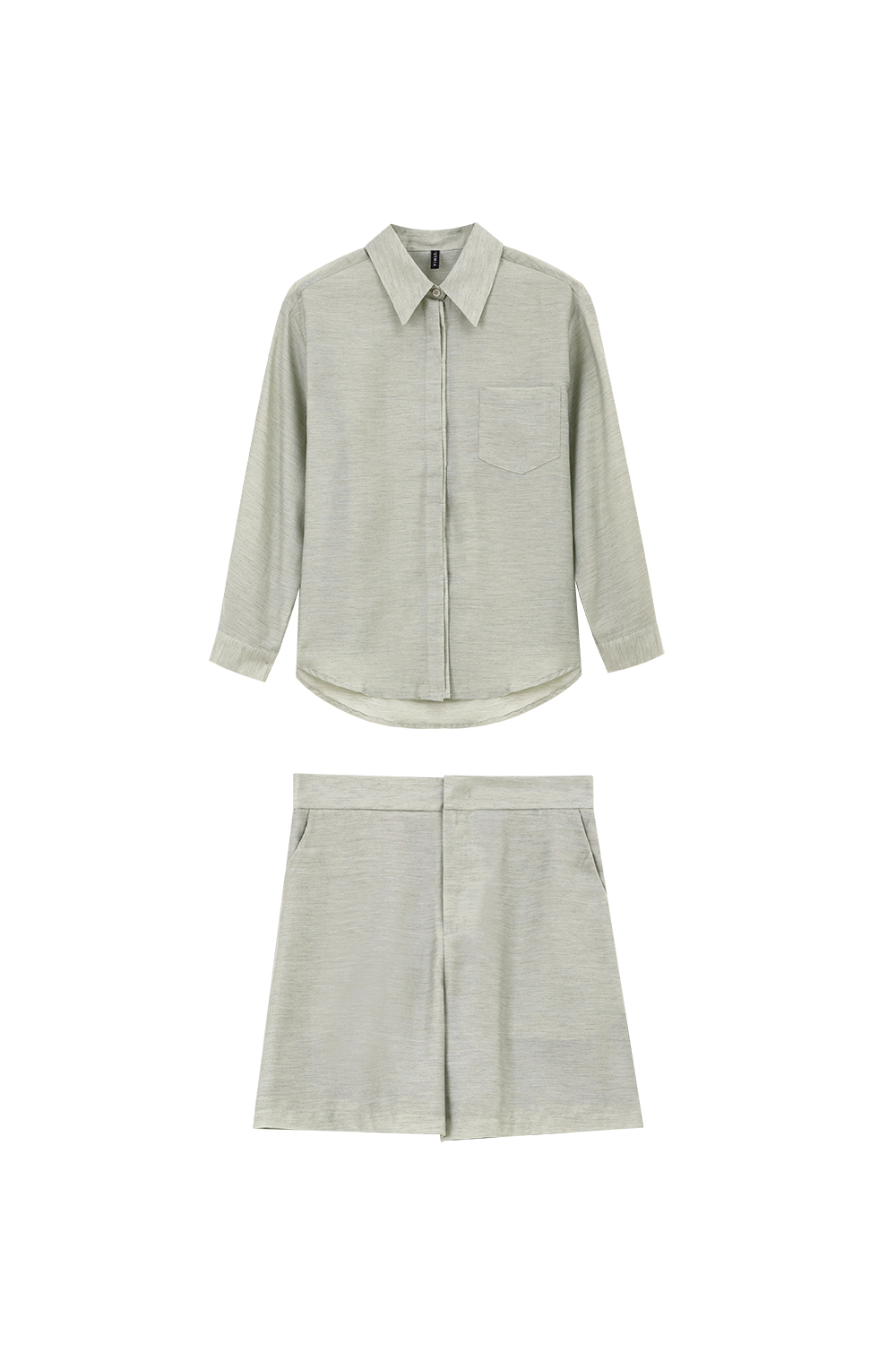 Solid Color Casual Suit