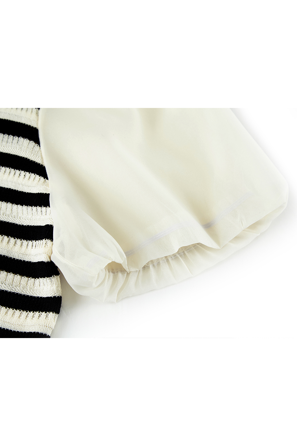 Fake Two-Piece Stitching Sweater