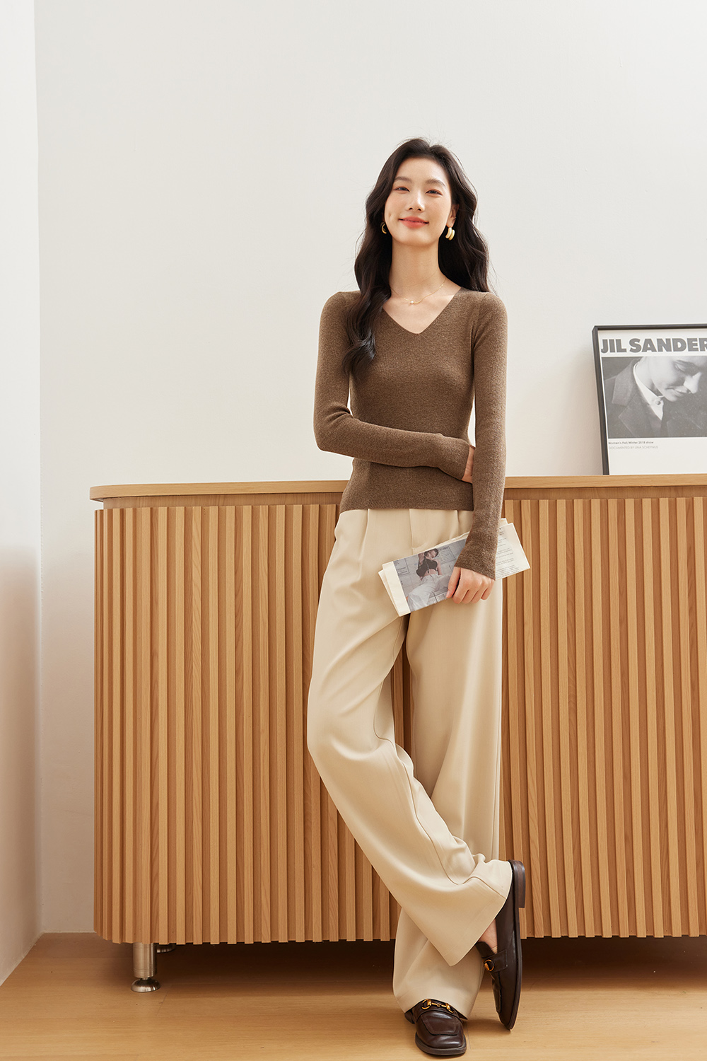 Casual And Versatile Base Sweater