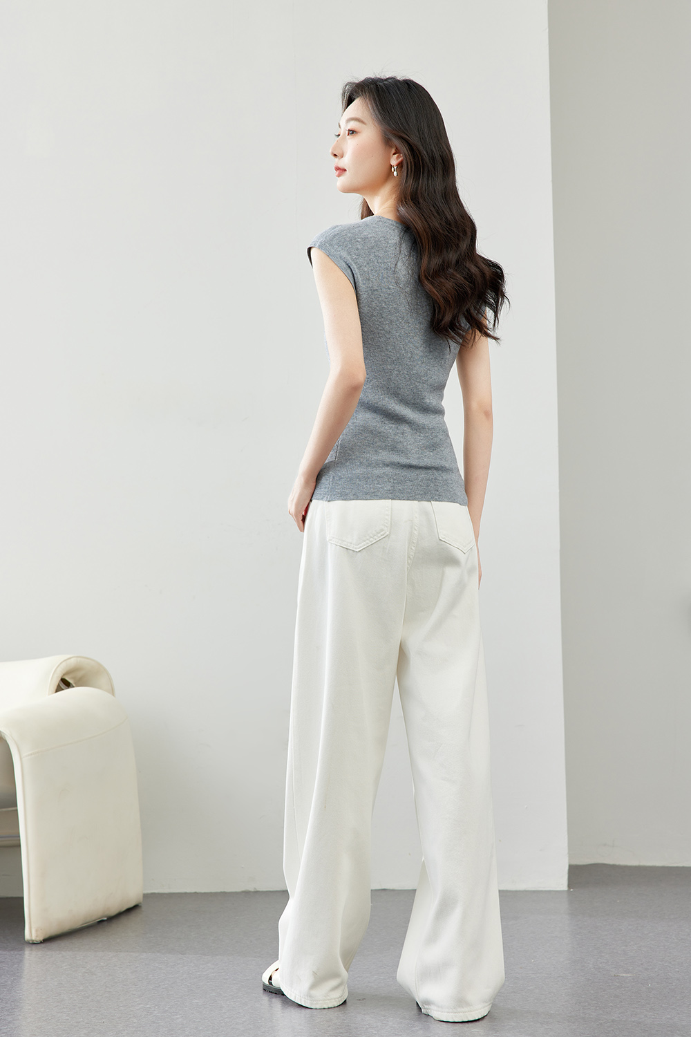 Stylish All-match Elegant Knitted Sweater